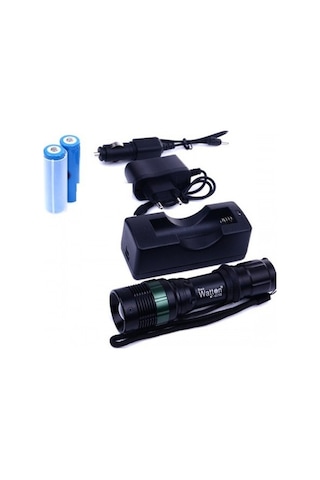 Black Watton Wt-037-Şarjlı Zoomlu Acil Durum Feneri