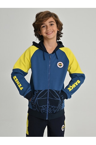 Fenerium Çocuk Trıbun Sarı Lacivert Sweat Fb Laci 24