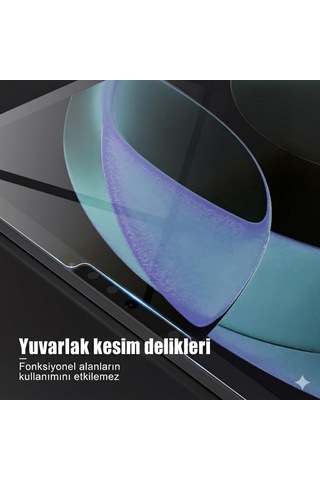 Honor X8a İle Uyumlu Tablet Temperli Cam Ekran Koruyucu Kırılmaz Cam Koruma Tbk-01