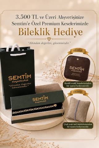 Sertifikalı 316l Çelik Yılan Zincir Kalp Uçlu Premium Kadın Bileklik Altın