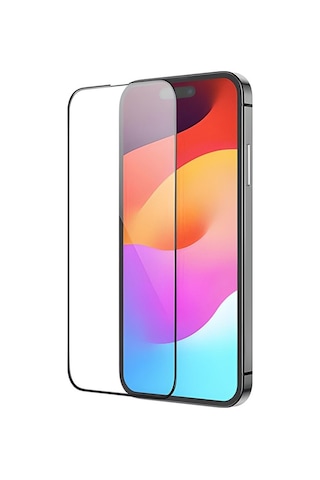 Hoco iPhone Apple 15 Pro Max Uyumlu 5d Kırılmaz Cam Ekran Koruyucu 25 Adet Se