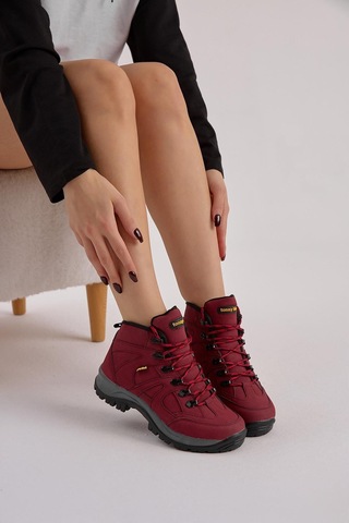 Tonny Black Unisex Trekking Botu Rahat Kalıp Bağcıklı – Bordo V2RTS-0