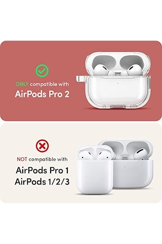 Spigen Ciel By Cyrıll Airpods Pro 2.nesil İle Uyumlu Kılıf Shine Clear Glitter - Acs05332