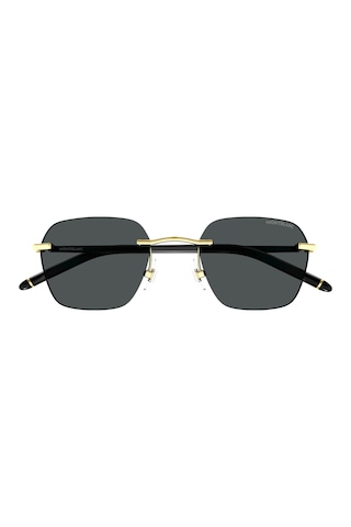 Mont Blanc Mb0270s 001 51 Erkek Güneş Gözlüğü Gri