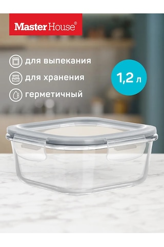 Master House Cam Gıda Ve Pişirme Kabı 1,2 Lt 334809343 Beyaz
