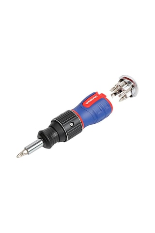 Workpro Wp221071 6-ın-1 Profesyonel Cr-v Cırcırlı Manyetik Topaç Tornavida Seti Fr Wp221071