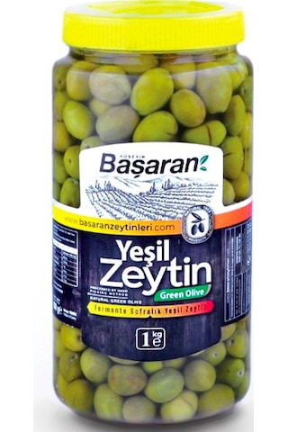 Başaran Zeytinleri Gemlik Köy Kırması Yeşil Zeytin 1 KG Başaran Zeytinleri Gemlik Köy Kırması Yeşil Zeytin 1 KG