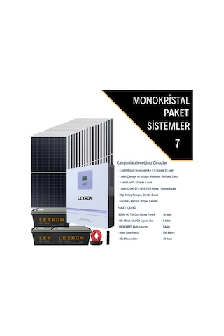 Klimalı Büyük Ev Paketi Paket 7