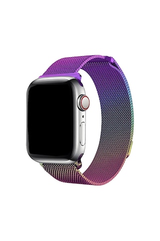 E2M iOS Uyumlu Watch 38-40MM KRD-01 METAL HASIR KARIŞIK KORDON