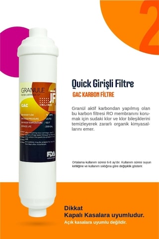 Yeni Nesi Kapalı Kasa Su Arıtma Cihazları Için 5 Aşama Filtre Set