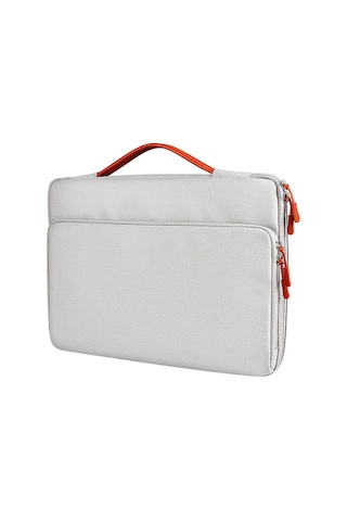 14.1-15.4 İnç Dizüstü Bilgisayar Çantası Koruyucu Kılıf Ultrabook Dizüstü Bilgisayar Çantası El Çantası Uyumlu Su Geçirmez Bilgisayar Çantası Kılıfı Saplı Gri Diğer