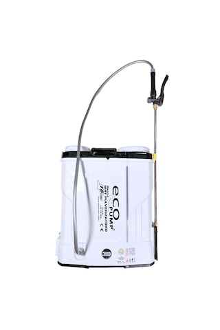 Pomilsan Eco Pump 1000C Lityum Akülü Karıştırıcılı 16 Litre Beyaz Sırt İlaçlama Pompası
