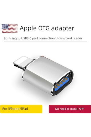Lightning Usb Flash Sürücü Otg Adaptörü - Siyah Um35489-1 Yurt Dışından