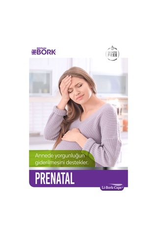 Prenatal 30 Likit Kapsül Parafinsiz Hamilelik Dönemi Omega3 Biotin İyot Methyl Folat İçeren Vitamin