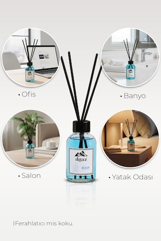 Okyanus Esintisi Bambu Çubuklu Oda Kokusu 110 Ml Red Diffuser Ocean Ortam Kokusu