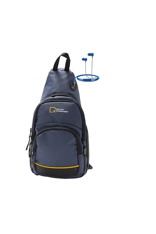 M 1006 Mega Bag Unisex Göğüs Çapraz Çanta, Body Bag Lacivert