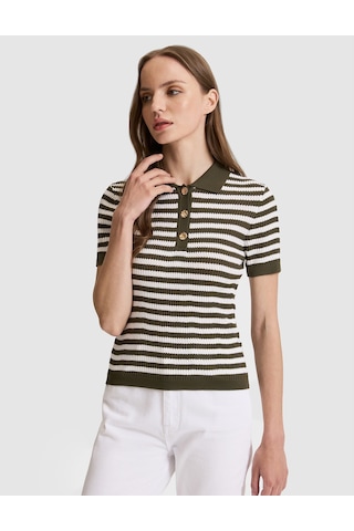 Pierre Cardin Kadın Haki Kazak /triko 50324128-vr027