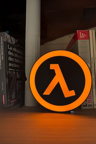 Half Life Tasarımlı Dekoratif Aydınlatma Led Gece Lambası Çok Renkli