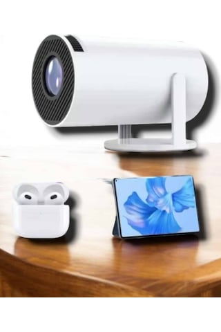 130 İnç Geniş Ekran Ve 4k Destekli Full Hd Projeksiyon Cihazı - Lisinya 06326370