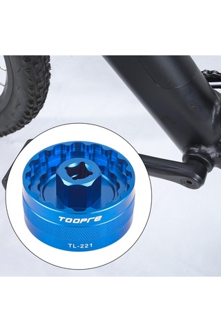 Suntek Bisiklet Alt Braketi Temizleme Aleti Ekipmanları Mavi