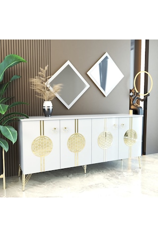 Esmopa.Mobilya Elegant Beyaz Konsol