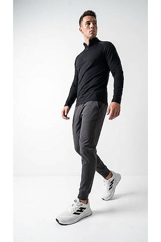 Daytex 053 Erkek Beyaz-siyah Triko Sneaker - Ultra Hafif Nefes Alabilir Günlük Spor Ayakkabı