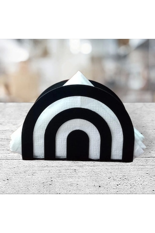 Glare Peçetelik Halka Mat Siyah Mat Siyah