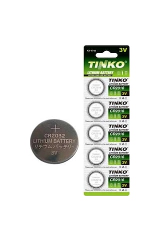 Tinko CR2032 3V Lityum Düğme Pil 5'li