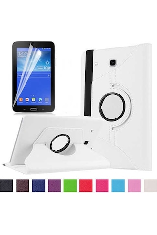 Galaxy Uyumlu Tab 3 Lite 7.0 T110 Zore Dönebilen Standlı Tablet Kılıfı