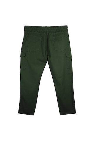 Kargo Cepli 100 Kilo-180 Kilo Arası Için Uygun Erkek Büyük Beden Gabardin Pantolon Yeşil