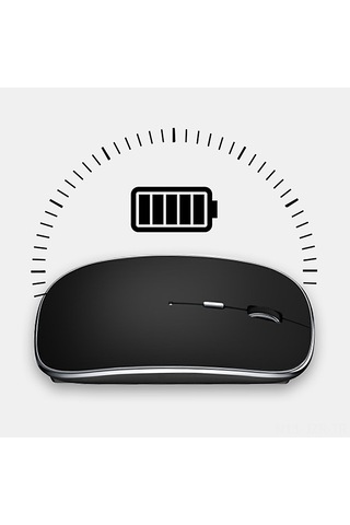 Geeroyoo Q23c 2.4g/bt5.1 Çift Modlu Kablosuz Fare - 1200dpı Ergonomik Tasarım, Sessiz Tuşlu, Pc/mac Uyumlu Q23c