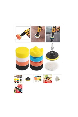 Dmr Pasta Cila Süngeri Polisaj Süngeri Jant Ve Oto Parlatma Süngeri 11pcs