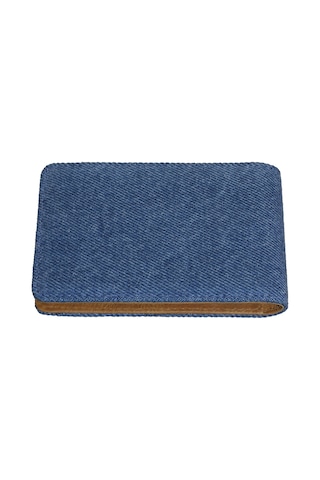 Zippo Deri - Denim Cüzdan Mavi