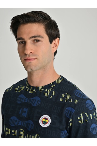 Fenerium Erkek Trıbun Fenerbahçe Pattern Tshır Fb Laci Yeni