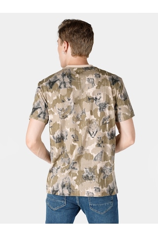 Colin's Colins Bej Erkek Tshirt K.Kol 001