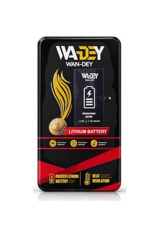 Wan-dey Apple iPhone Uyumlu 14 Pro Max Uyumlu Batarya 4950 Mah Uyarı Vermeyen Pil