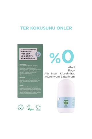 Roys Beauty Erkek Doğal Roll-On Deodorant 50 ML