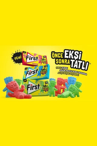 First Spk Kırmızı Meyve Aromalı Sakız 27 Gr - 12 Adet