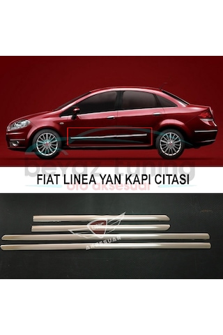 Fiat Linea Yan Kapı Çıtası Kromu Nikelajı