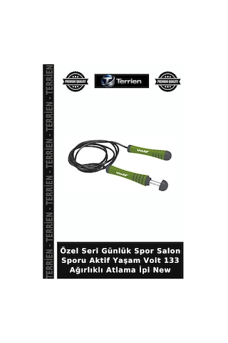 Özel Seri Günlük Spor Salon Sporu Aktif Yaşam Voit 133 Ağırlıklı Atlama İpi New