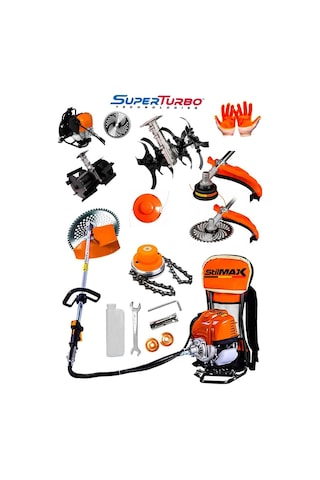 Stilmax Stl202t Arazi Seti 20hpx Sırt Tipi Tırpan + Çift Çapa Seti