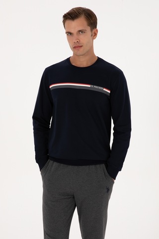 U.s. Polo Assn. Erkek Lacivert Pijama Takım 50318540-vr033 Lacivert