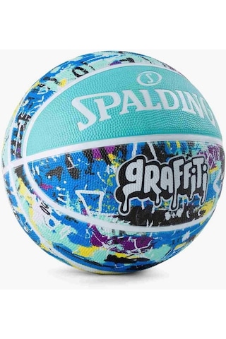Spalding Blue Graffiti Sz7 2021 Basket Topu 84373z
