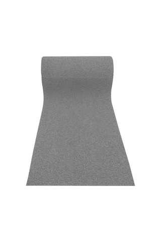 Abkplastik 14mm Kıvırcık Paspas Rulo 120 Cm X 4 M - Gri Çok Renkli