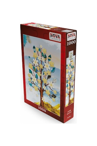 Nova Puzzle 1000 Parça Altın Sarısı Ağaç Puzzle