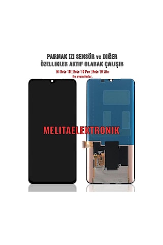 Xiaomi Mi Note 10 Mi Note 10 Pro Lcd Ekran Dokunmatik Kasalı