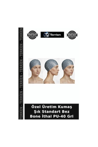Özel Üretim Kumaş Şık Standart Bez Bone İthal Pu-40 Gri