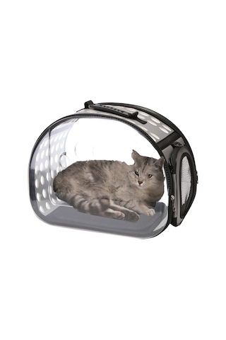 Pet Şeffaf Uzay Kapsülü Gezi Paketi, Boyut: Küçük Gri