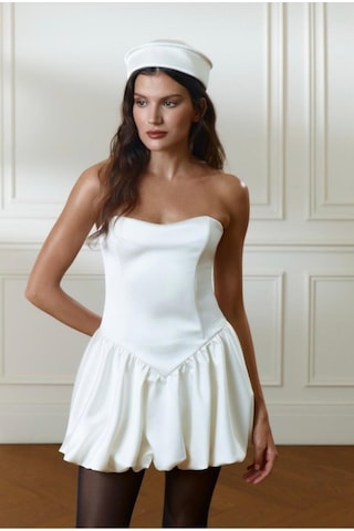Vesta After Parti Elbise Beyaz
