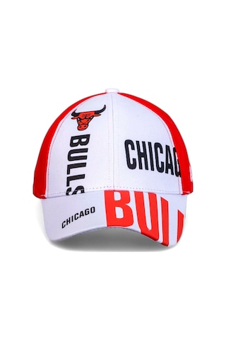 Beyaz Chicago Bulls Basketbol Beyzbol Şapkası - Standart Beyaz